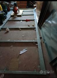 Cancello pesante con doppia zincatura.