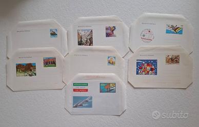 Lotto misto di buste postali, aerogrammi e bigliet