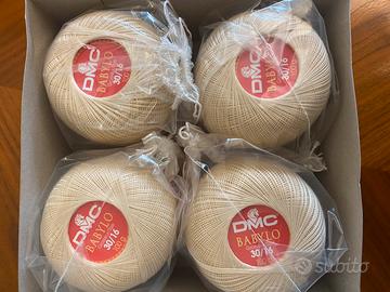 4 gomitoli di filo di scozia per uncinetto 100 gr