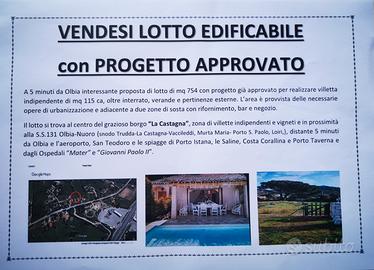 Olbia - Terreno edificabile Progetto Approvato