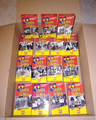 16 VHS "Quei Fantastici.. Stanlio & Ollio"
