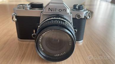 Nikon FM con 28mm funzionante!