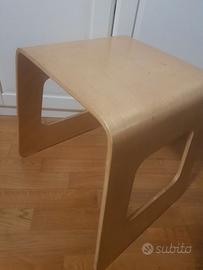 Sgabello sedia ikea benjamin vintage design legno