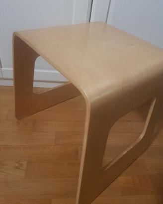 Sgabello sedia ikea benjamin vintage design legno