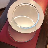 Piatto torta/Vassoio in silver plated