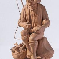 statuette in terracotta
