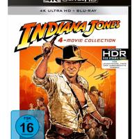 Indiana Jones 1-4 (4x 4K Ultra-HD + 4x Blu-ray 2D)