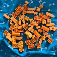 Lego 100 pz arancio nuovi