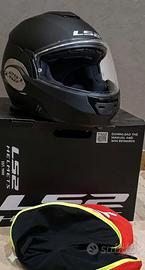 Casco modulare  LS2 FF399 Valiant Matt Black (XS)