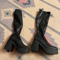 Windsor smith Badgirls Black stretch sock boots