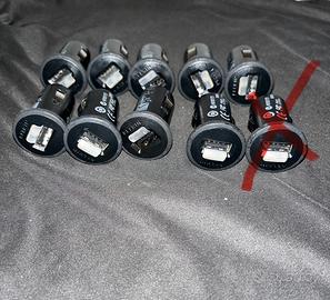 Set 9pz caricatori auto usb universali Belkin nuov