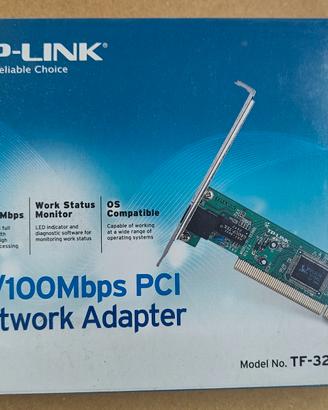 Scheda di rete TP-LINK TF-3239DL PCI RJ-45 10/100
