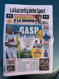 Giornale Calcio il Gazzetta Dello Sport Lecce Roma