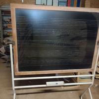 Lavagna scolastica nera con cornice