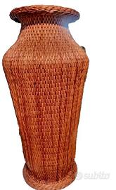 Vaso in vimini  altezza cm 105