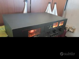registratore amplificato cassette Akai CS 705  			