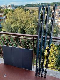 scaffale in metallo componibile 