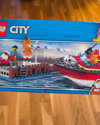 Lego City 60213 - Set Barco Canon Acqua