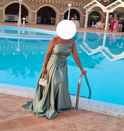 Abito elegante bianca brandi