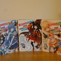 Konosuba volume 1-2-3