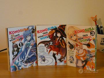 Konosuba volume 1-2-3