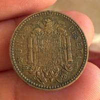 Spagna - 1 Peseta 1953 "Francisco Franco" - Moneta