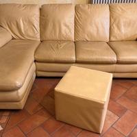 Divani Pelle giallo ocra