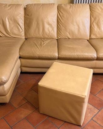 Divani Pelle giallo ocra