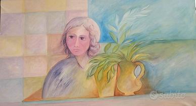 Quadro acquerello pittrice Marcella Tuttobene