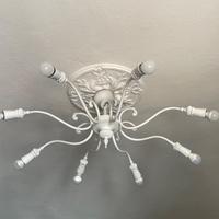 Lampadario scandinavo nordico vintage bronzo