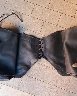 Borse per moto custom di cuoio