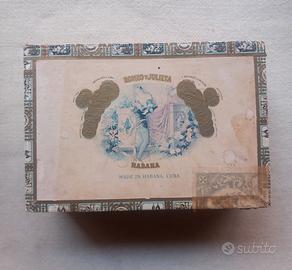 Scatola sigari Romeo y Julieta vintage