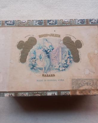 Scatola sigari Romeo y Julieta vintage