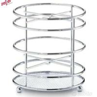 ScolaPosate Porta Posate in Acciaio Inox Cromato

