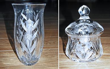 VASO DI VETRO ALTO - PORTACARAMELLE abbinato