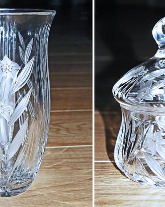 VASO DI VETRO ALTO - PORTACARAMELLE abbinato