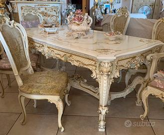 Tavolo silik con 6 sedie