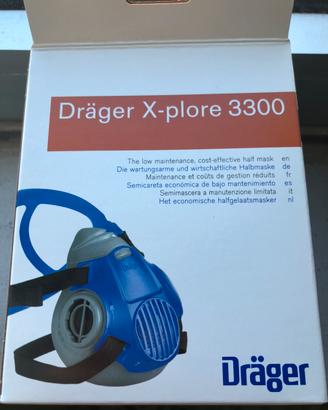 Maschera più filtri drager rischi chimici