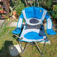 4 sedie da campeggio con bracciolo