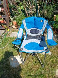 4 sedie da campeggio con bracciolo