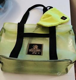 RefrigiWear borsa lime  trasparente 