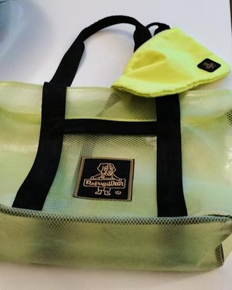 RefrigiWear borsa lime  trasparente 