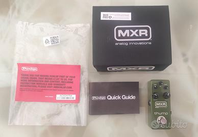 Dunlop MXR M281 Thump Bass Preamp(TunerPedal+Cavi)