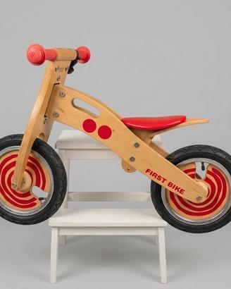 Bici senza pedali in legno