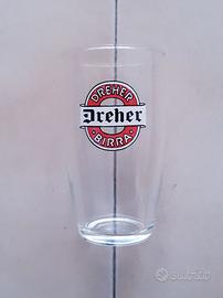 Bicchieri birra vintage anni 70, nuovi, ancora nel