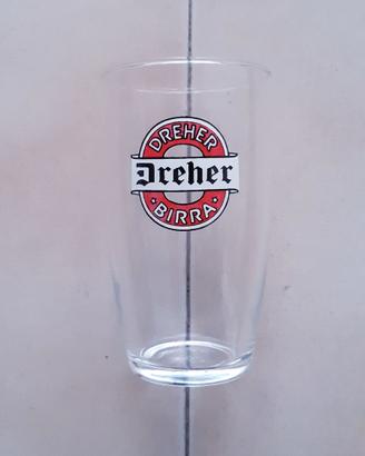 Bicchieri birra vintage anni 70, nuovi, ancora nel