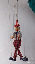 Marionetta Burattino Pinocchio Vintage 