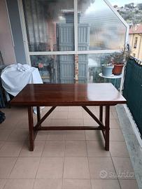 Tavolo fratino in legno di noce