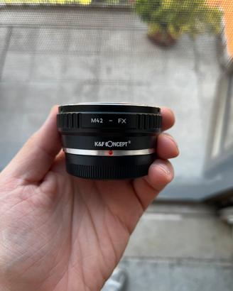 Adattatore m42 - Fujifilm X mount