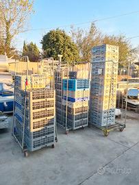 vari modelli di cesti per lavastoviglie usati